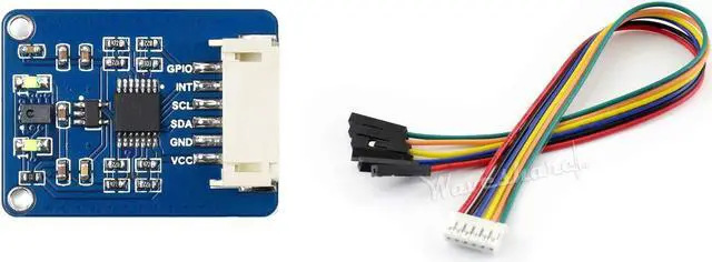 Alt view image 2 of 5 - Waveshare AS7341 Spectral Color Sensor Visible Spectrum Sensor High Precision I2C Bus Compatible with Raspberry Pi 5/4B/3B/Zero/Zero W/Zero 2W/Pico/Pico W/Pico WH