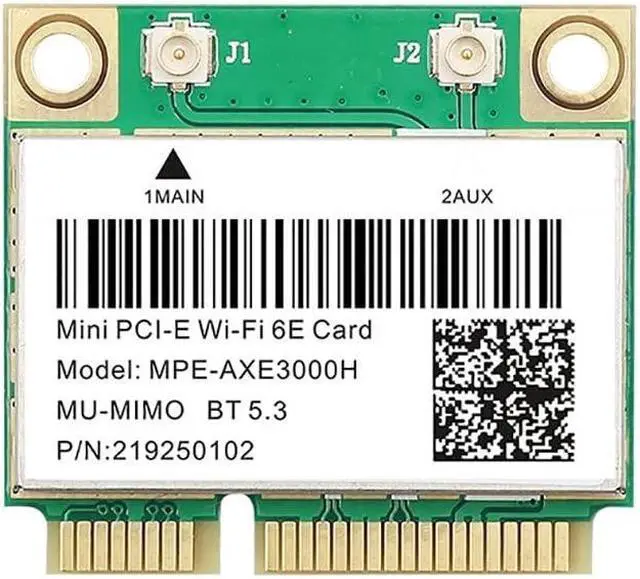 Main image of Teday WiFi 6E 3000Mbps Bluetooth 5.2 AX210HMW MPE-AXE3000H for Intel AX210 Wireless Mini PCI-E WiFi Card 802.11ax/ac 2.4G/5Ghz Adapter Than AX200