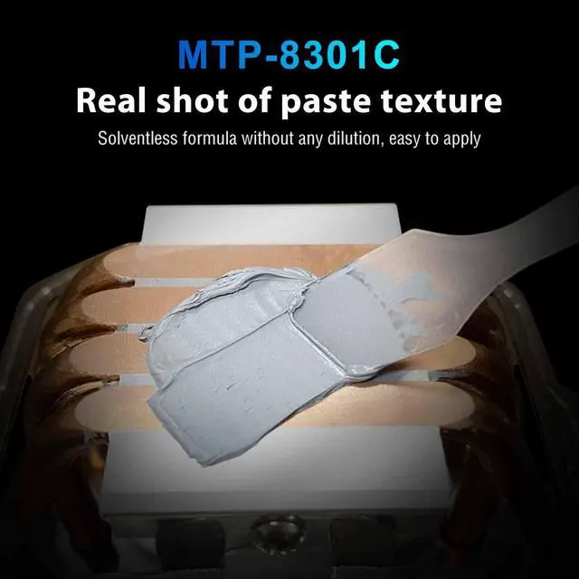 Alt view image 2 of 5 - Maxtor MTP-8301C 150g High Performance Thermal Compound Paste, Heatsink Paste, Thermal Conductive Grease for CPU GPU Cooler LED IC PS4 Xbox Chipset Ovens