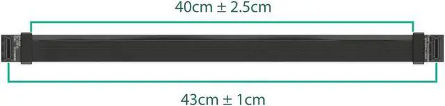 Alt view image 2 of 5 - LINKUP - Flexible SLI Bridge GPU Cable Extreme High-Speed Technology Premium Shielding 85 ohm Design for NVIDIA GPUs Graphic Cards|NOT compatible with AMD or RTX 2000/3000 GPU - [40 cm]