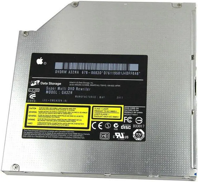 Alt view image 3 of 3 - Genuine New 8X DVD-RW DL Writer SuperDrive for Apple iMac 27-Inch Mid-2010 MC784LL/A A1312 Computer Desktop PC Internal Super Multi DVD-RAM 24X CD-R Burner Optical Drive Replacement