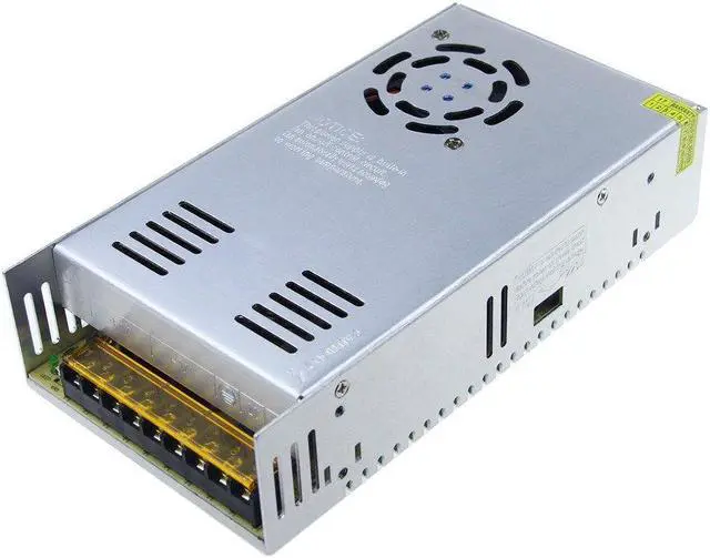 Alt view image 2 of 5 - ALITOVE AC 110V/220V to DC 12V 30A 360W Universal Regulated Switching Power Supply with 2-Pack 3.8ft 18 AWG 3 Prong 250V 10A Universal AC Power Supply Cable