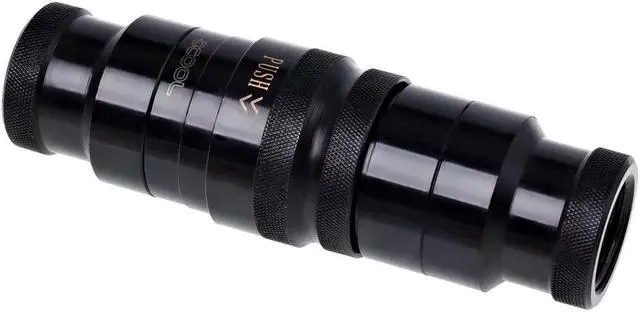 Alt view image 2 of 5 - Alphacool 17370 Eiszapfen HF Quick Release Connector kit G3/8 Inner Thread with reducing Nipple G1/4 - deep Black Water Cooling Fittings