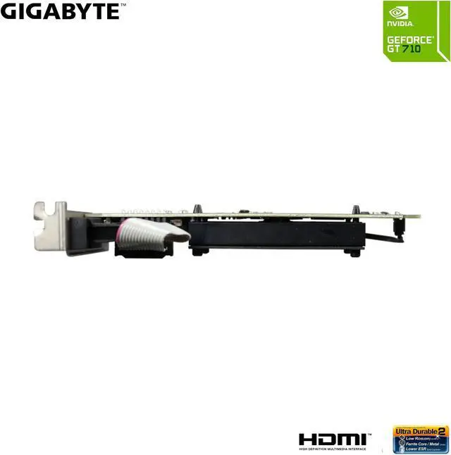 Alt view image 4 of 5 - GIGABYTE 2GB RAM DDR3 SDRAM Video Graphics Cards GV-N710D3-2GL REV2.0