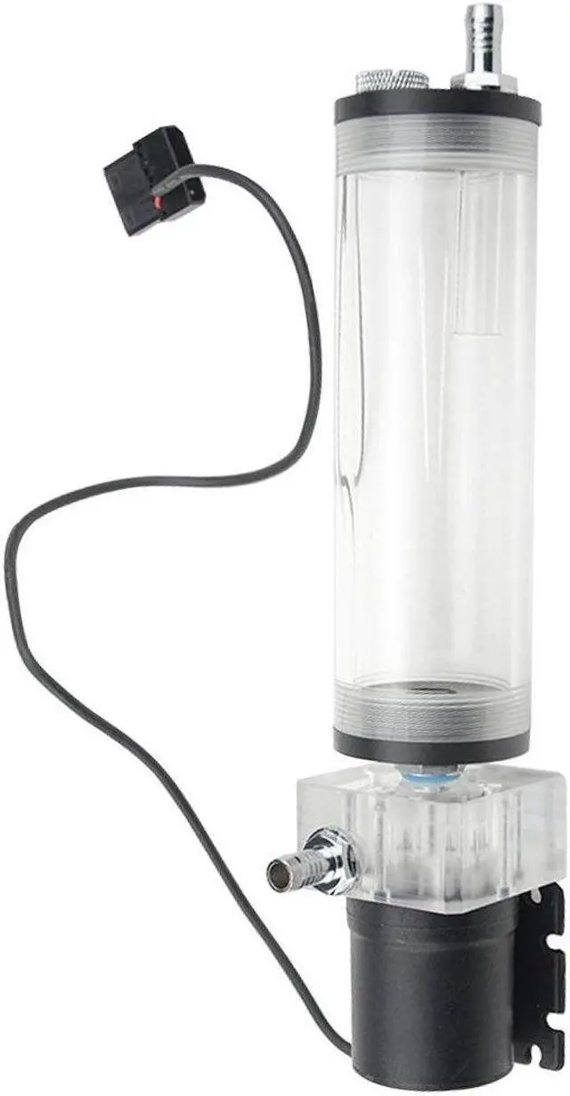 Alt view image 2 of 5 - BXQINLENX 600L/H 19W DC12V CPU Cooling Heat Exchanger Water Pump Tank 186 ml CO2 Cooler