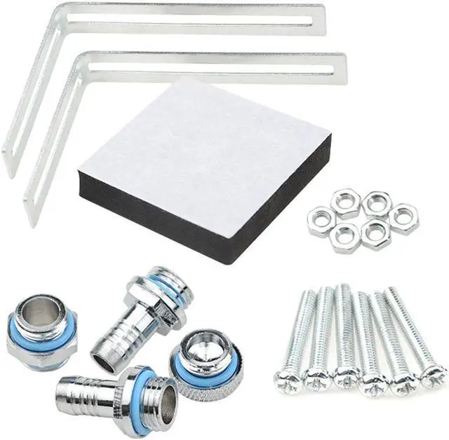 Alt view image 5 of 5 - BXQINLENX 600L/H 19W DC12V CPU Cooling Heat Exchanger Water Pump Tank 186 ml CO2 Cooler