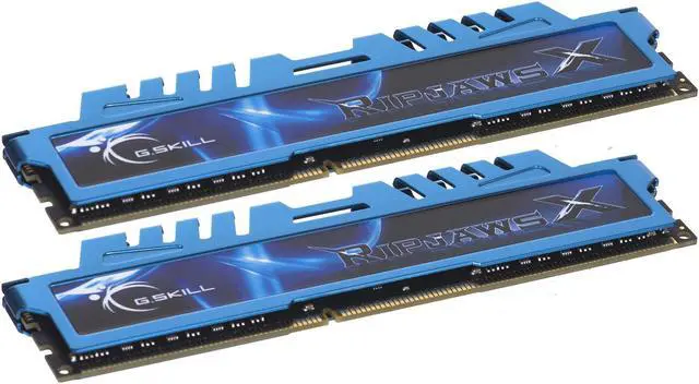 Alt view image 2 of 2 - G.SKILL RipjawsX Series (Intel XMP) DDR3 RAM 16GB (2x8GB) 1600MT/s CL9-9-9 1.50V Desktop Computer Memory UDIMM (F3-1600C9D-16GXM)
