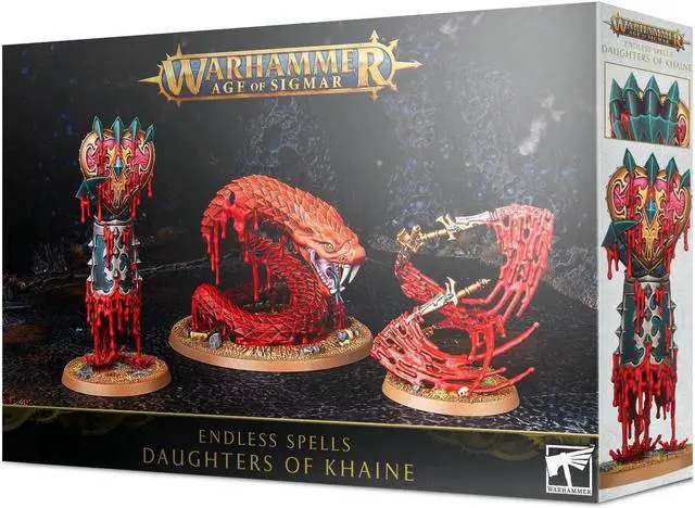 Main image of Games Workshop - Age of Sigmar - Endless Spells: Daughters of Khaine, Schwarz