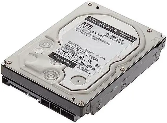 Main image of Western Digital_BLACK 8TB Gaming Internal Hard Drive HDD - 7200 RPM, SATA 6 Gb/s, 128 MB Cache, 3.5" - Western Digital8002FZWX