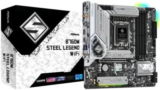 ASRock B760M Steel Legend WiFi Motherboard - Newegg.com