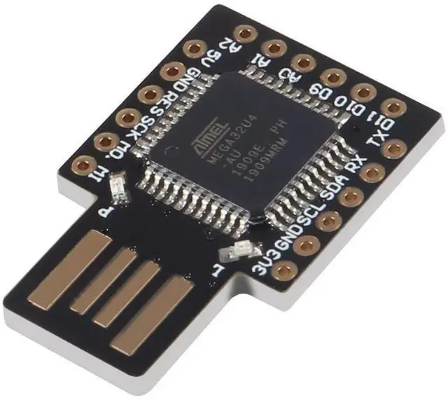 Alt view image 4 of 5 - AITRIP 2PCS for Beetle Virtual Keyboard USB Pro Micro Atmega32U4-AU Module Mini Development Expansion Board for Arduino Leonardo R3 DC 5V I2C