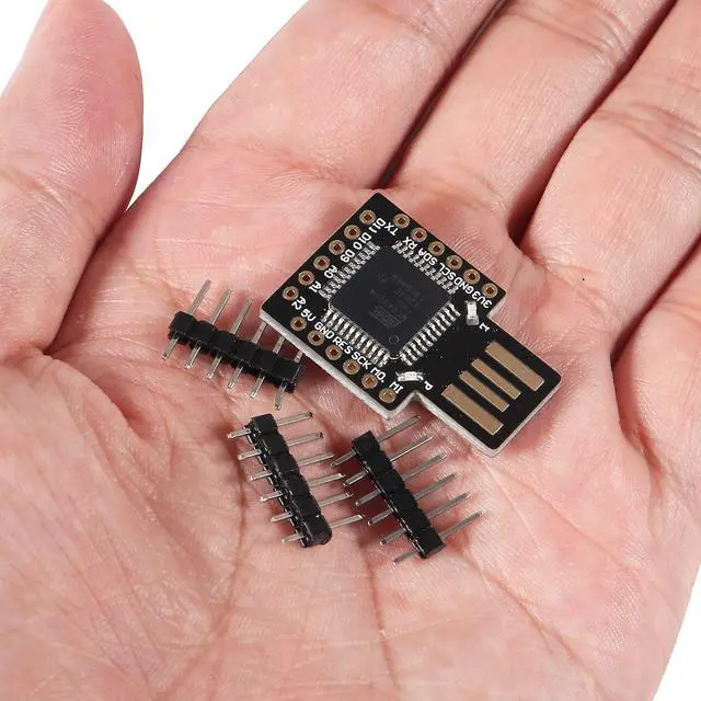 Alt view image 5 of 5 - AITRIP 2PCS for Beetle Virtual Keyboard USB Pro Micro Atmega32U4-AU Module Mini Development Expansion Board for Arduino Leonardo R3 DC 5V I2C