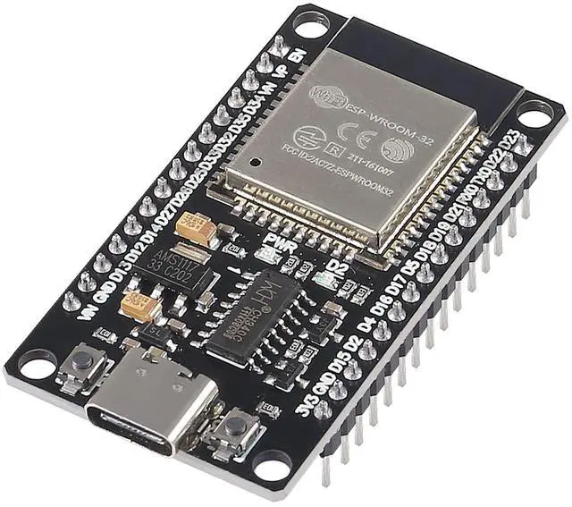 Alt view image 5 of 5 - AITRIP 5PCS ESP-WROOM-32 ESP32 ESP-32S Type-C USB Development Board 2.4GHz Dual-Mode WiFi + Bluetooth Dual Cores Microcontroller Processor Integrated with Antenna RF AMP Filter AP STA for Arduino