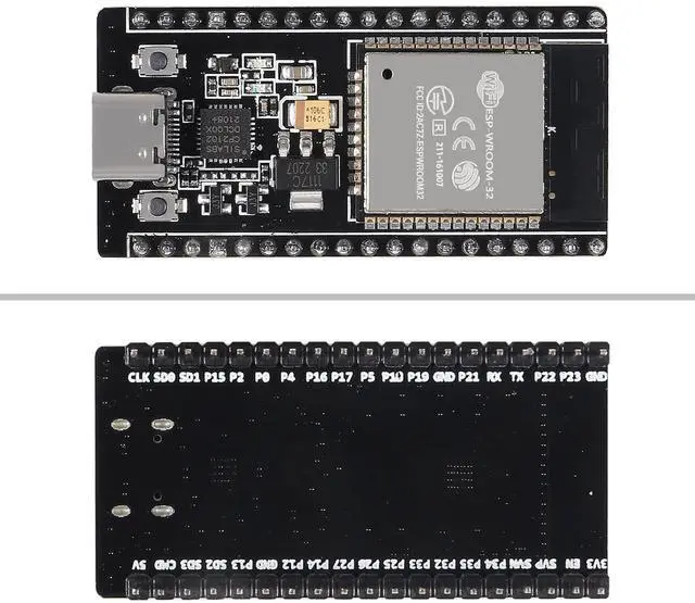 Alt view image 2 of 5 - AITRIP 5PCS 38Pins Type-C USB ESP32S ESP32 ESP-WROOM-32 CP2102 Development Board 2.4GHz Dual-Core WiFi +Bluetooth 2 Function Microcontroller for Arduino