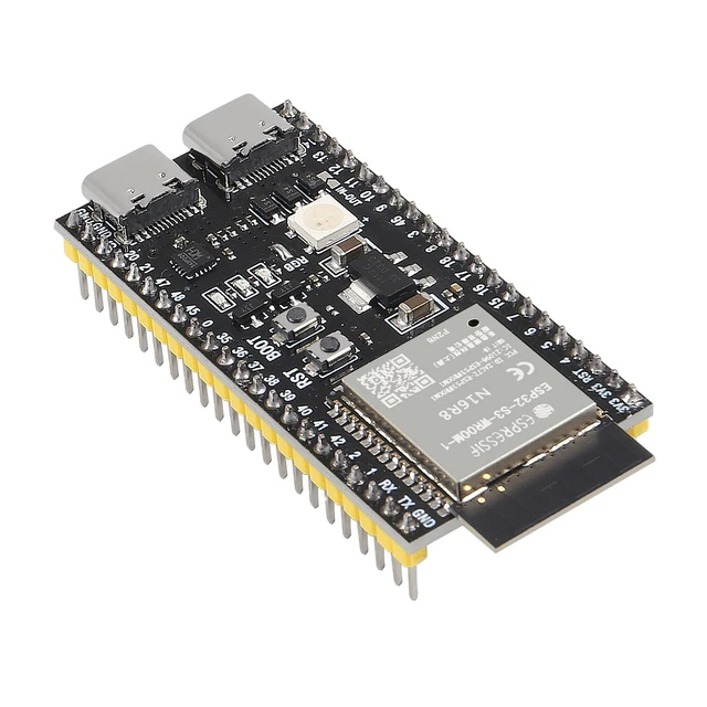 Alt view image 5 of 5 - AITRIP 3PCS ESP32-S3-DevKitC-1-N16R8 ESP32-S3 ESP32 WROOM-1-N16R8 Development Boards 16M External Flash Expansion 8M PSRAM with WiFi, Bluetooth 5.0 for Arduino