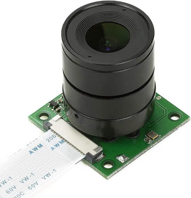 Main image of Arducam for Raspberry Pi 5 Camera Module with Interchangeable CS Mount Lens for Pi 5, 4, 3, 3B+, 5MP OV5647 1080P