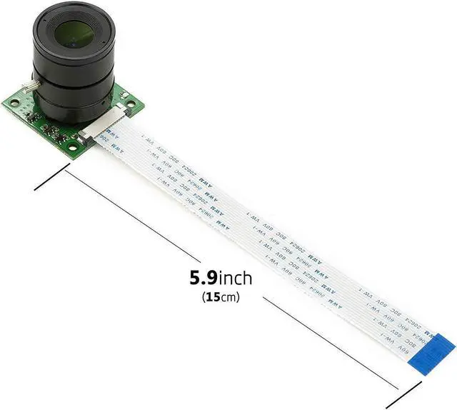 Alt view image 5 of 5 - Arducam for Raspberry Pi 5 Camera Module with Interchangeable CS Mount Lens for Pi 5, 4, 3, 3B+, 5MP OV5647 1080P