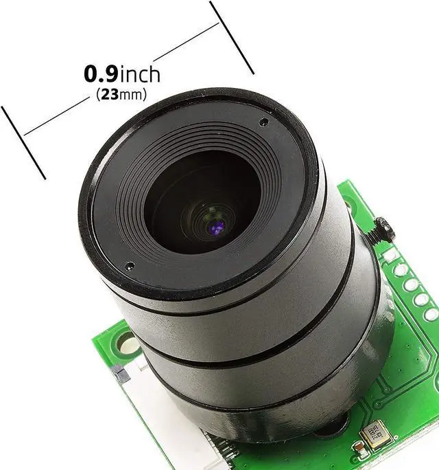 Alt view image 4 of 5 - Arducam for Raspberry Pi 5 Camera Module with Interchangeable CS Mount Lens for Pi 5, 4, 3, 3B+, 5MP OV5647 1080P