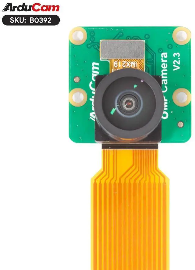 Alt view image 3 of 5 - Arducam 8MP IMX219 175 Degree Ultra Wide Angle Camera for Raspberry Pi, Compatible with Pi 5, 4 Model B, 3/3B+, and Zero 2W
