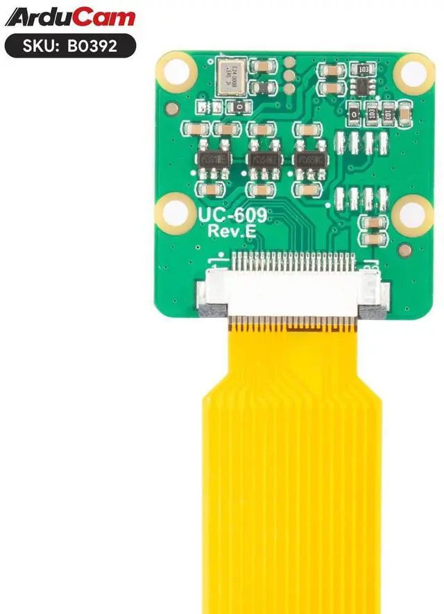 Alt view image 4 of 5 - Arducam 8MP IMX219 175 Degree Ultra Wide Angle Camera for Raspberry Pi, Compatible with Pi 5, 4 Model B, 3/3B+, and Zero 2W