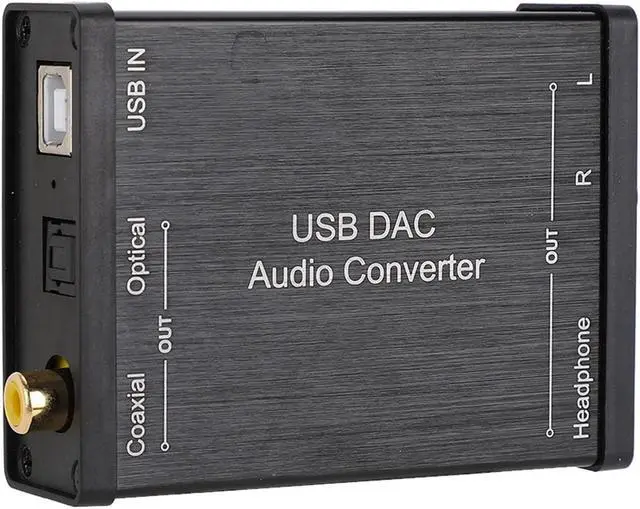 Main image of ASHATA USB DAC Audio Converter,GV-023 Digital to Analog DAC Audio Converter USB Audio Sound Card for Windows 10/8.1/8 /7 /Windows Vista/XP/for Mac OS X/ Windows2000