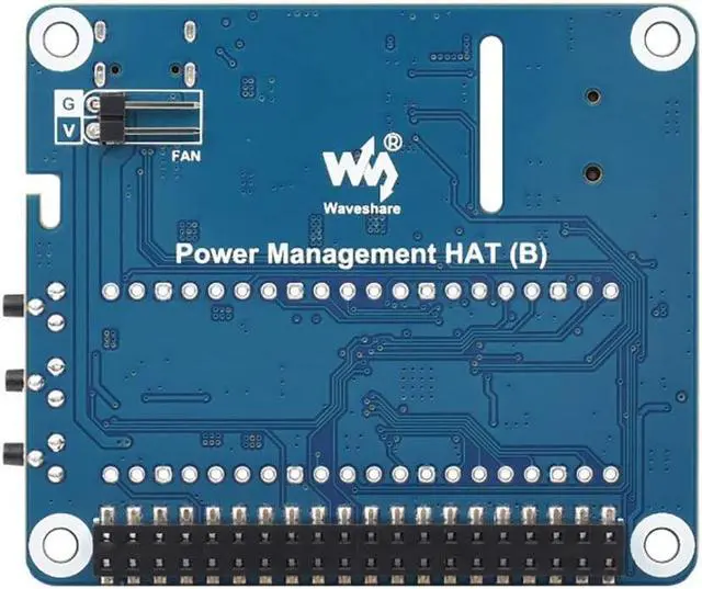 Alt view image 2 of 5 - Coolwell Power Management HAT for Raspberry Pi Series Board, Onboard RTC & Buck-Boost DC Chip,Supports Charging and Power Output at The Same Time