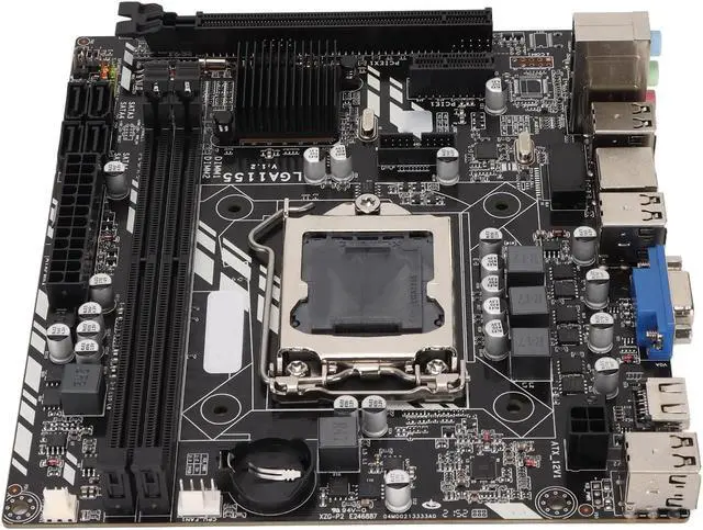 Alt view image 5 of 5 - H61 LGA 1155 Computer Motherboard, Channel DDR3 Gaming Motherboard for Core I3 I5 I7, with SATA2.0, PCIE1X, USB, RJ45, VGA, HDML etc