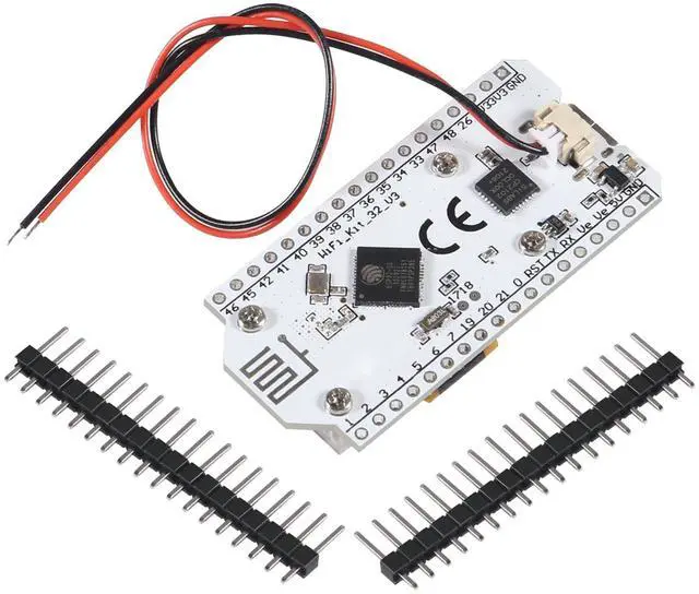 Alt view image 5 of 5 - Diitao 2PCS WiFi Kit OLED WiFi Kit 0.96'' LED Display WiFi+Bluetooth 8MB Flash CP2012 Internet Development Board Blue Background Type C Module for Arduino