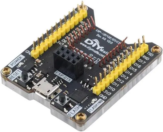 Main image of DIYmall ESP8266 Firmware Downloader Flash Download Tool Test Board Code Burner for ESP8266 ESP-01S/01 ESP-07/07S ESP-12E/12F/12S/F