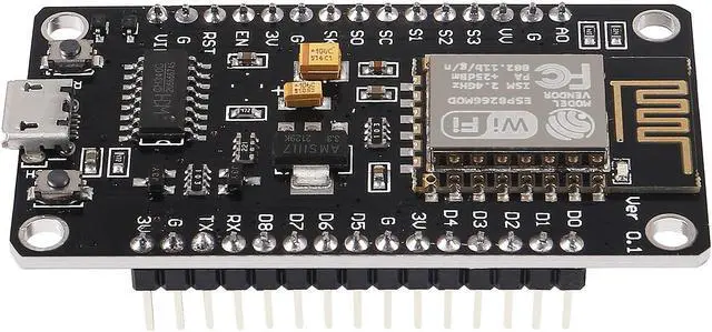 Alt view image 5 of 5 - Dorhea 10PCS ESP8266 WiFi Development Internet Board NodeMCU LUA 4M Flash Serial Wireless Module CH340 Serial WiFi WLAN Communication Compatible with Board IDE/Micropython