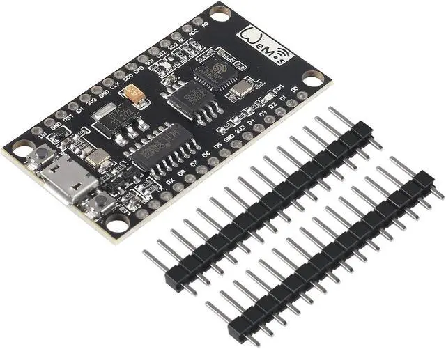 Alt view image 4 of 5 - DORHEA 10Pcs NodeMCU V3 Lua WiFi Module Integration of ESP8266 + Extra Memory 32M Flash, USB Serial Port Converter CH340G Compatible for NodeMCU Board