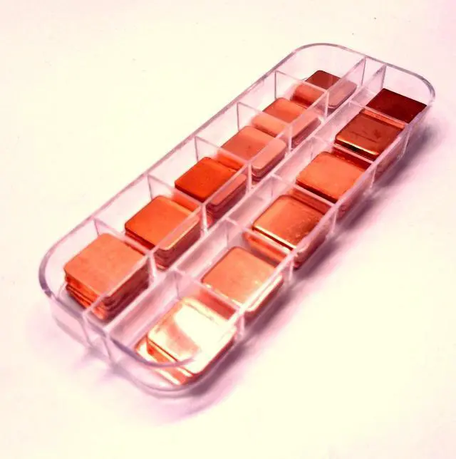 Alt view image 2 of 5 - 100pcs Copper Pad Shim Thermal Heat Sink with High Performance Silicone Thermal Glue