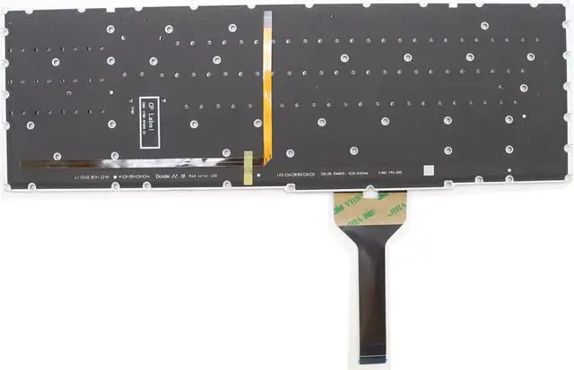 Alt view image 2 of 2 - New Replacement Keyboard for Acer Nitro 5 AN515-56 AN515-56-78ZV AN515-57 AN515-58 AN517-53 AN517-54 AN517-54-77KG AN515-46 AN517-41 Predator Helios 300 PH315-54 Keyboard RED Backlit US