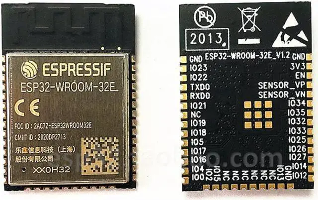 Alt view image 2 of 3 - Lubeby Smart ESP32-WROOM-32E Wi-Fi+BT+BLE MCU Module 4 MB 8MB 16MB with PCB Antenna ESP-32E