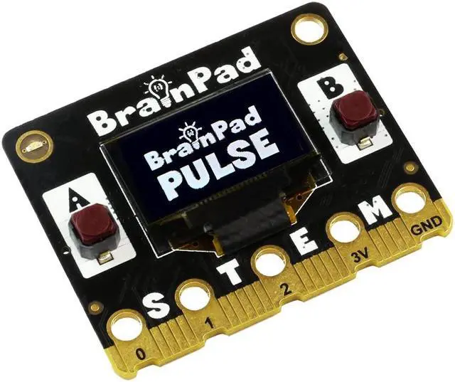 Alt view image 2 of 5 - BrainPad Pulse a MakeCode STEM Microcomputer for Coding Robots, Games, & Circuits