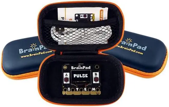 Alt view image 4 of 5 - BrainPad Pulse a MakeCode STEM Microcomputer for Coding Robots, Games, & Circuits