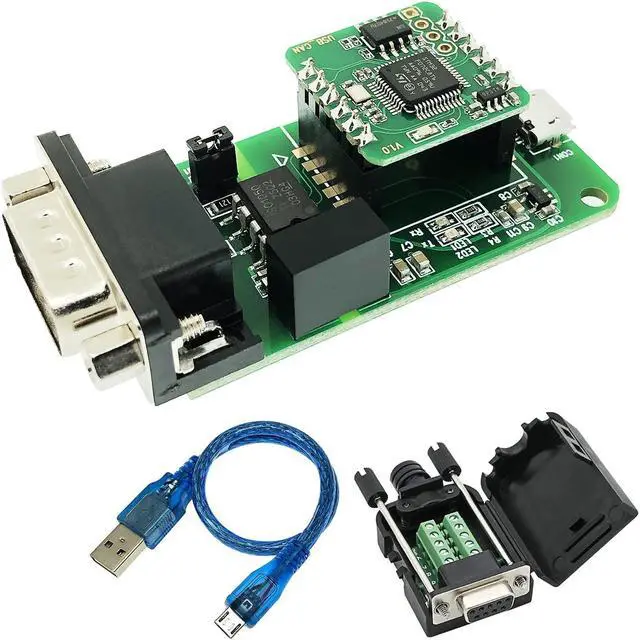 Main image of USB CAN Converter Module for Raspberry Pi 5/4/Pi3B+/Pi3/Pi Zero(W)/Jetson Nano/Tinker Board and Any Single Board Computer Support Windows, Linux, Mac OS (USB2CAN-DevKit), Android, Venus OS
