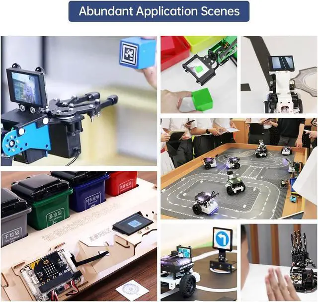 Alt view image 4 of 5 - AI Vision Camera Module for Arduino Raspberry Pi Microb ESP32 STM32 Robot Vision Sensor USB Smart Camera with Fill Lights, Object/Color/Face/Tag/QR Recognition, Feature Detect, Line Track - WonderCam