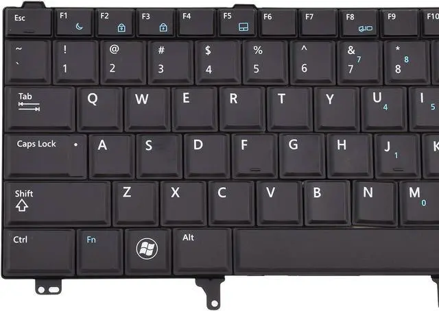 Alt view image 5 of 5 - SUNMALL Replacement Keyboard with Backlit Compatible with Dell Latitude E5420 E5430 E6220 E6320 E6330 E6420 E6430 E6440 Series US Layout Black (Without Pointer Stick)