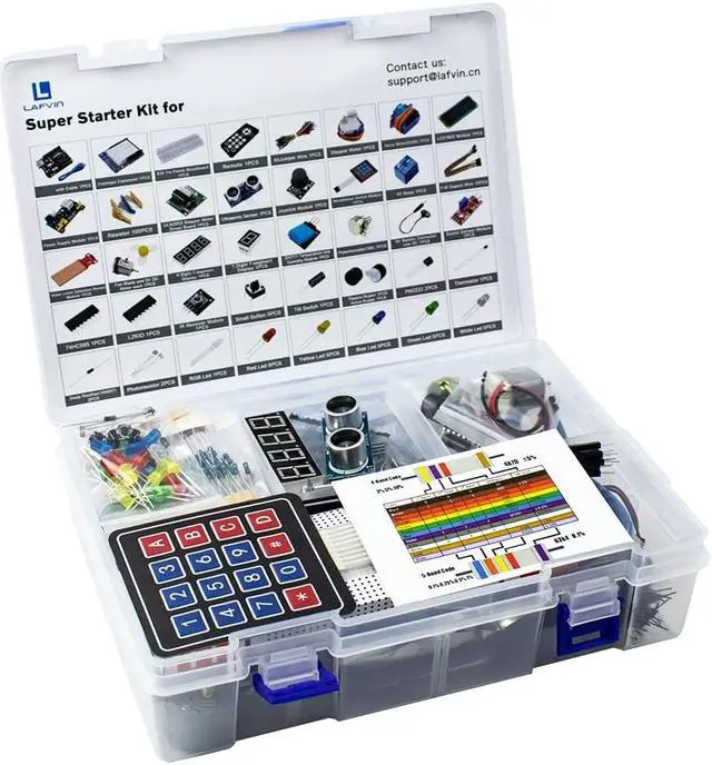 Alt view image 4 of 5 - LAFVIN Project Super Starter Kit for R3 Mega2560 Mega328 Nano with Tutorial Compatible with Arduino IDE