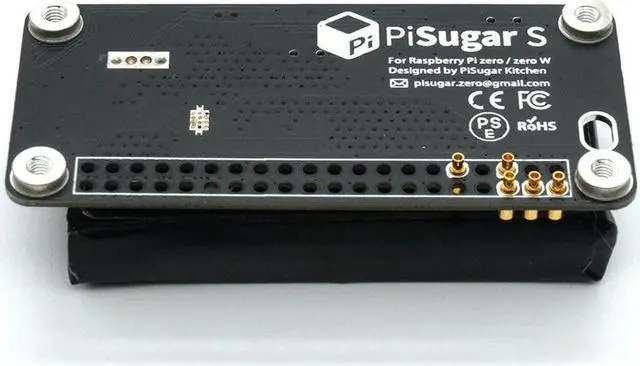 Alt view image 4 of 5 - Pisugar S Portable 1200 mAh UPS Lithium Battery Pwnagotchi Power Module Power Supply for Raspberry Pi-Zero W/WH Model Accessories handhold(Not Include Raspberry Pi)