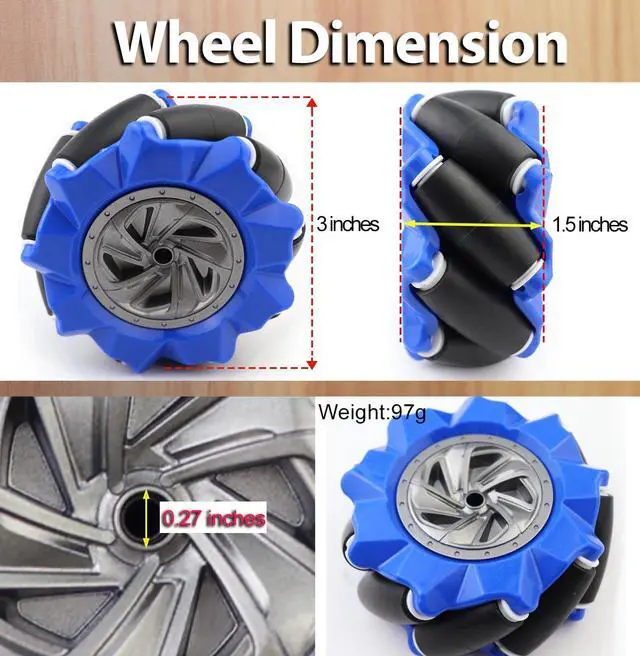 Alt view image 2 of 5 - LK COKOINO 4WD Mecanum Wheel Smart Car Robot Chassis for Arduino R3 R4/ Leonardo/Raspberry Pi 5/4B/3B+/3B/2B/1B+ Projects with TT Motor, DIY Robot Building Base Kit for Teens & Adults