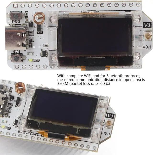 Alt view image 2 of 5 - Marhynchus Development Board Sx1276 Esp32 Chip Transceiver Module Antenna WiFi Node 868-915 Flipper WiFi Esp32 ESP32 flipper zero device