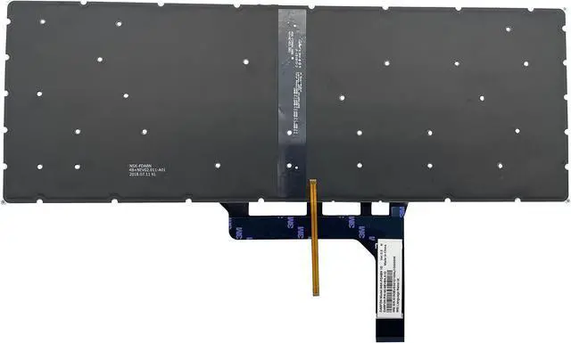 Alt view image 2 of 2 - Replacement Keyboard for MSI GS65: Laptop Keyboard with Backlit for GS65VR PS63 GF63 PS42 P65 WP65 WS65 MS-16Q1 US Layout  Silver Grey