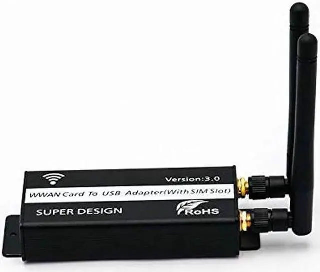 Alt view image 2 of 5 - Mini PCI-E to USB Adapter with SIM Card Slot for WWAN/LTE Module