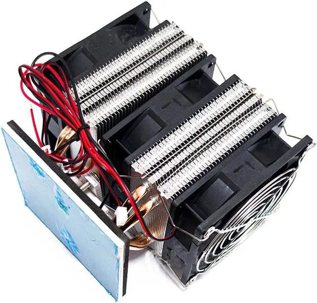 Main image of DC12V 60W Dual core Thermoelectric Peltier Cooler Refrigeration Cooling System Peltier Kit with Power Refrigeration Cooling Kit for Small Space Cooling