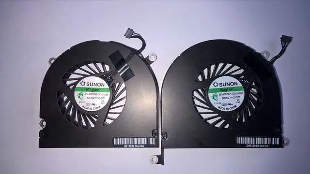 Main image of Left and Right Side CPU Cooling Fan Assembly for Apple MacBook Pro 15" A1286 (2008, 2009, 2010, 2011, 2012)