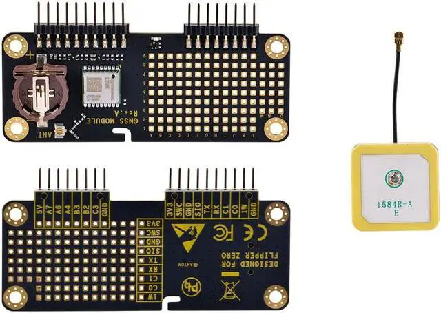 Main image of NewHail GNSS Module Receiver for Flipper Zero,Supports GPS, BeiDou (BDS), GLONASS and QZSS Systems, with Active GNSS Antenna for Flipper Zero