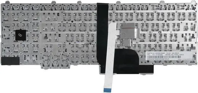 Alt view image 3 of 5 - PAEBAI+ Replacement Laptop Keyboard for Lenovo ThinkPad P51 P71, with Frame Pointer No Backlight US Layout