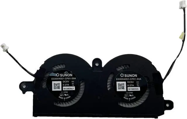 Main image of Peidesi Replacement CPU Cooling Fan Compatible with DELL XPS13 9370 9380 0980WH CN-0980WH 0PNWJR DFS350705P00T